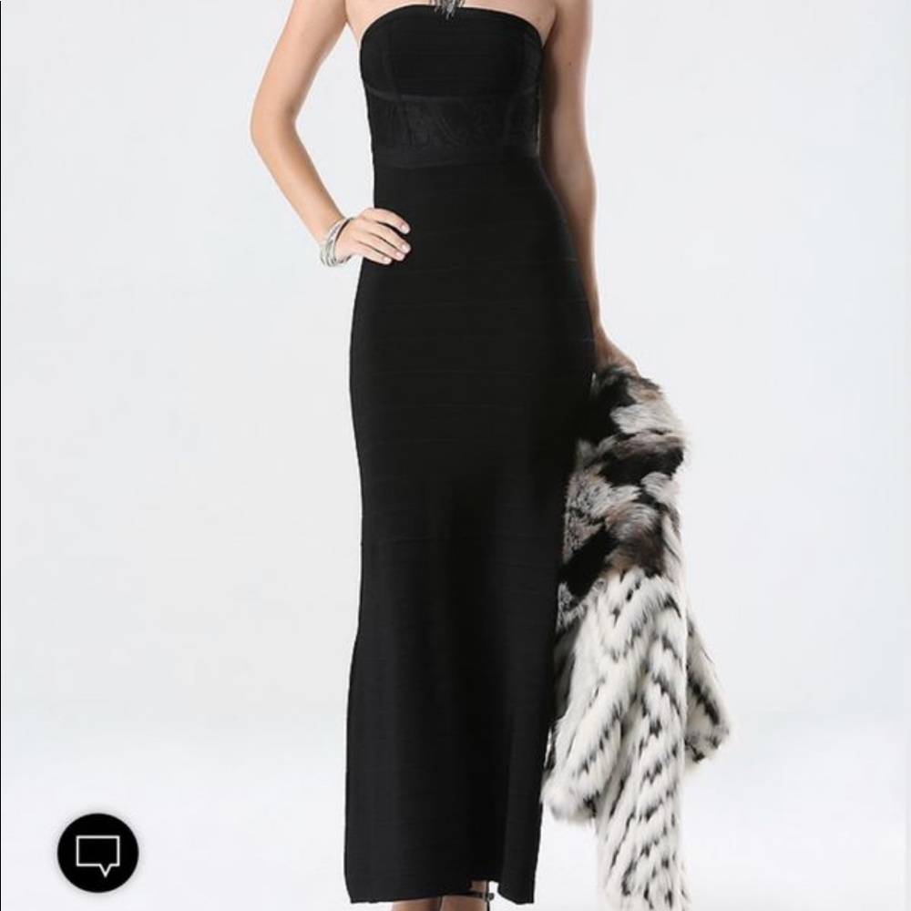 Bebe maxi evening bandage dress